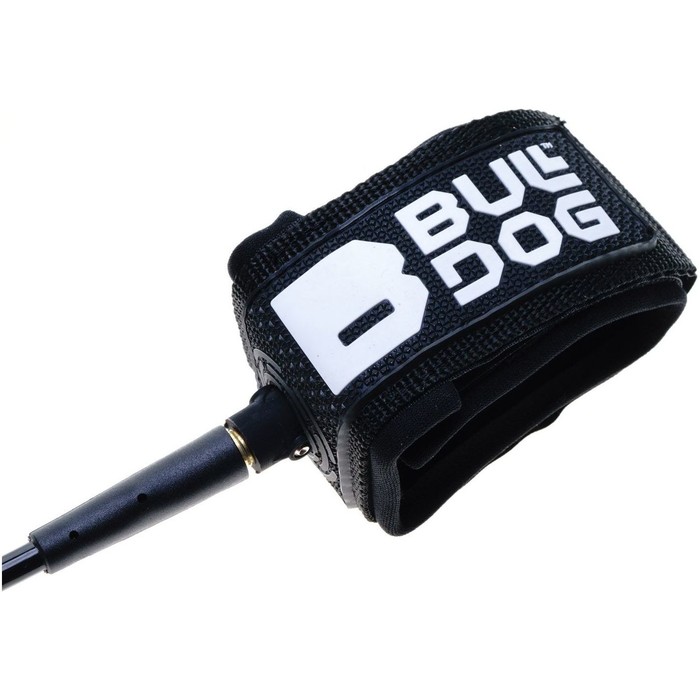 2024 Bulldog Bodyboard Codo Coil Leash Bdblel - Negro / Blanco